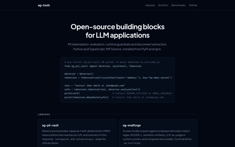ag-* libraries